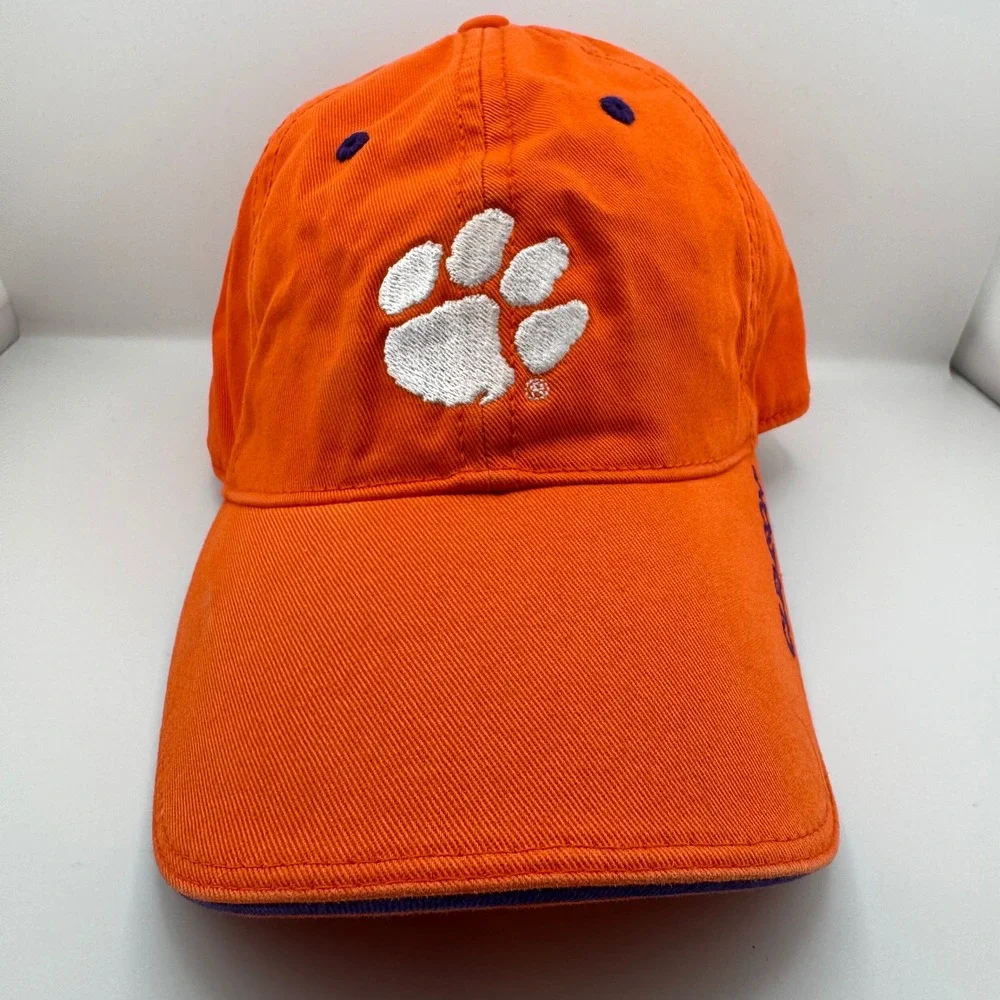 Pac Golf Clemson Tigers Hat Unisex OSFA Orange Excellent Embroidered Dad Cap